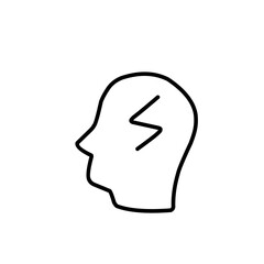 Work outline vector icon