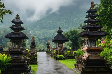 Bali, Indonesia, Tropical landscape.