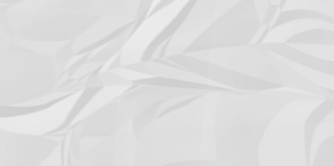 Surface white wrinkly paper. panorama craft wrinkly paper texture background, crumpled pattern texture. paper crumpled texture. white fabric crushed crumpled design..	
