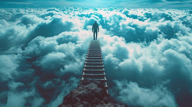 Failing Forward: A ladder with missing rungs but a determined climber