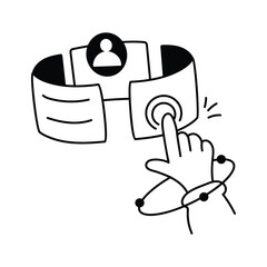 Symbol representing seamless interaction in virtual and metaverse environments