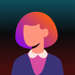 icon a women gradient