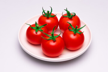 Tomato, domates, white background