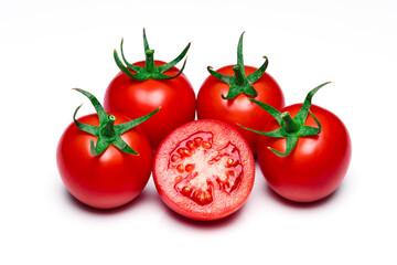 Tomato, domates, white background