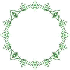 Beautiful flower art and mandala vector design