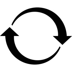 Simple vector icon recycling