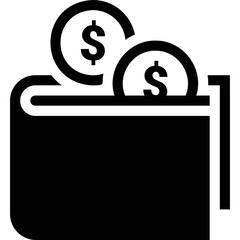 Simple vector icon wallet