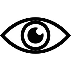 Simple vector icon eye
