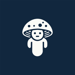 Mushroom Mascot Logo