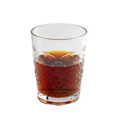 Refreshing Drink in a Glass with Transparent Background Indoor Setting Still Life Photography Warm Lighting