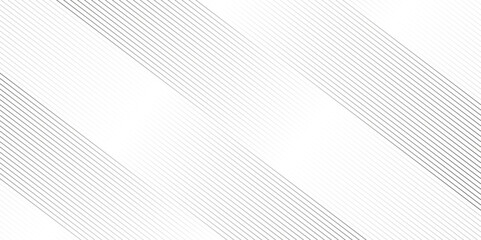 Fototapeta premium Vector gradient gray line abstract pattern Transparent monochrome striped texture, minimal background. Abstract background wave line elegant white striped diagonal line technology concept web texture.