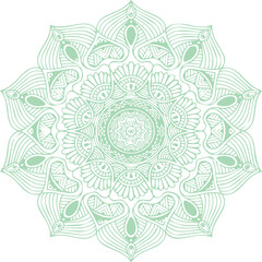 Beautiful flower art and mandala vector design