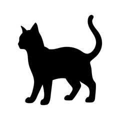 cat silhouette vector