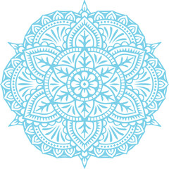 Beautiful flower art and mandala vector design