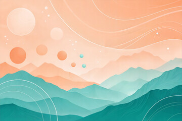 Obraz premium abstract background with waves