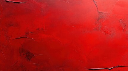 Red Old Wall Texture Background Banner with Copy Space for Design Projects