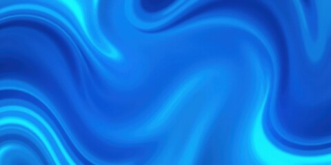 Abstract Blue Swirls A Digital Illustration of Soft, Flowing Lines in a Vibrant, Soothing Hue