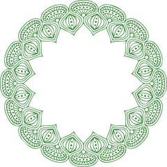 Beautiful flower art and mandala vector design