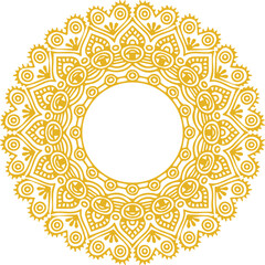 Beautiful flower art and mandala vector design