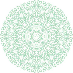 Beautiful flower art and mandala vector design