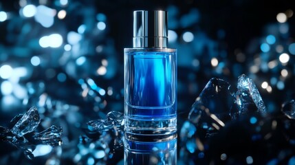 Blue skin care technology essence element