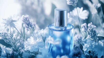 Blue skin care technology essence element