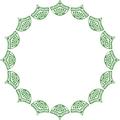 Beautiful flower art and mandala vector design