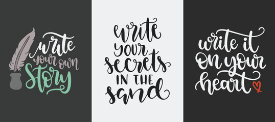 Fototapeta premium Romantic Typography Vector Illustration T-Shirt Design Bundle