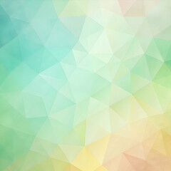 Obraz premium Abstract Geometric Pastel Background. Low Poly Design