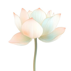 Obraz premium Blooming lotus flower tranquil pond nature serene environment close-up view symbol of purity