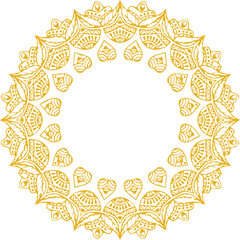 Beautiful flower art and mandala vector design