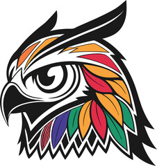 Majestic Owl Head