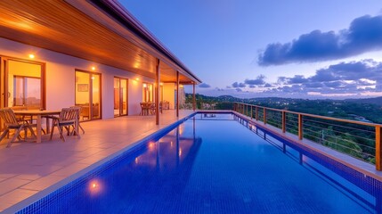 Luxury Hilltop Villa with Infinity Pool & Breathtaking Sunset Views