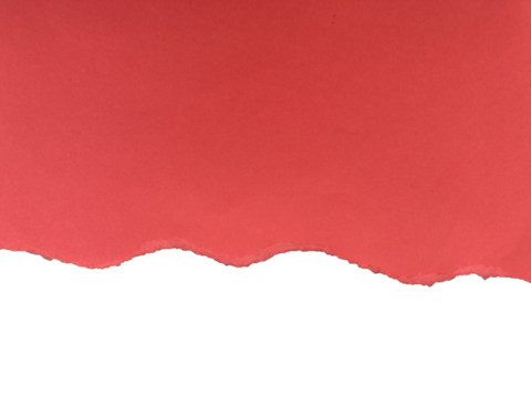 Wavy border red paper background