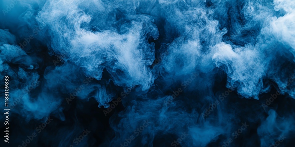 Poster abstract background featuring dark blue smoke combined with ocean like clouds creates a captivating 