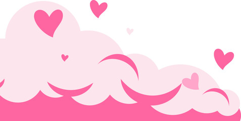 Valentine's Love Cloud Corner