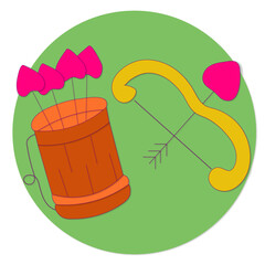 pot with flowers