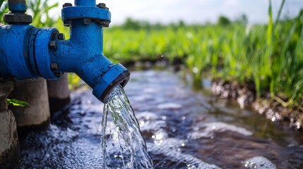 Pump pipe water flow equipment is essential for agriculture, as it facilitates water flow from a well to a pond, ensuring efficient irrigation. This pump pipe water flow equipment enhances farm