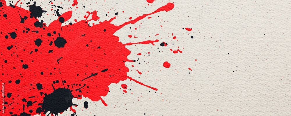 Poster grunge texture background concept. colorful paint splatters on a textured background create an artis