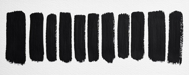 Grunge texture background concept. Abstract black paint strokes on a light background.