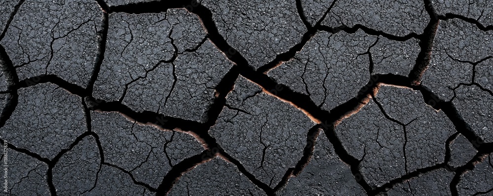 Poster grunge texture background concept. cracked black surface with intricate patterns and textures.