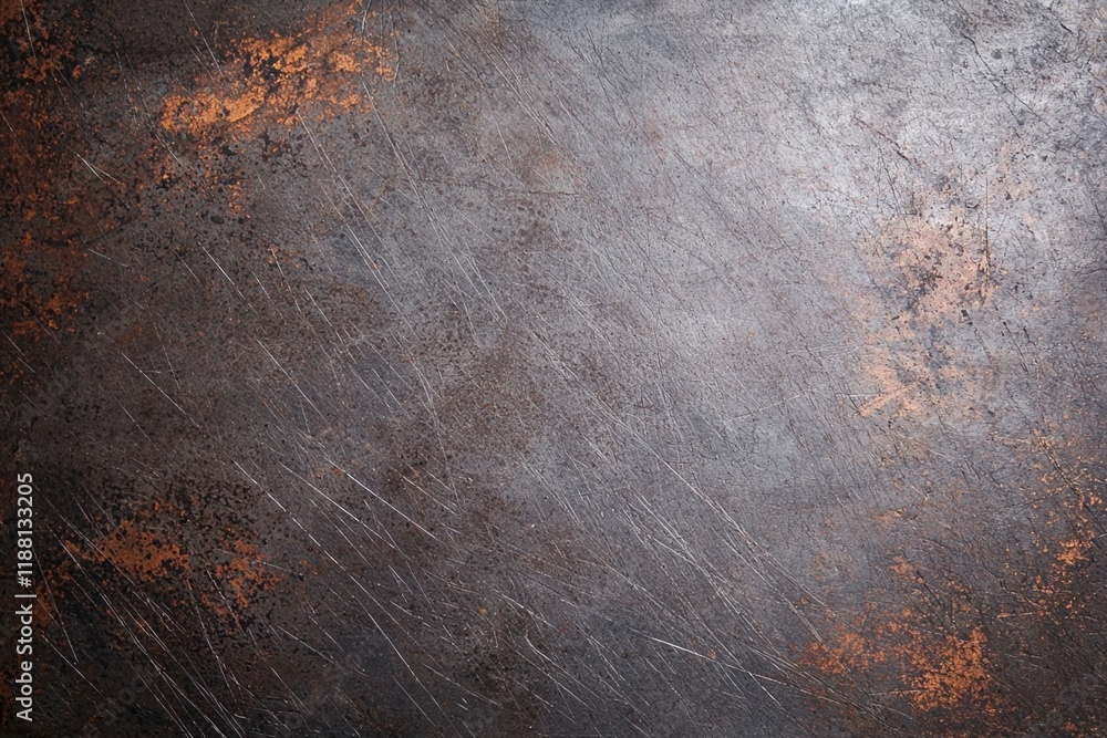 Poster grunge texture background concept. dark textured surface with rust-like orange accents.