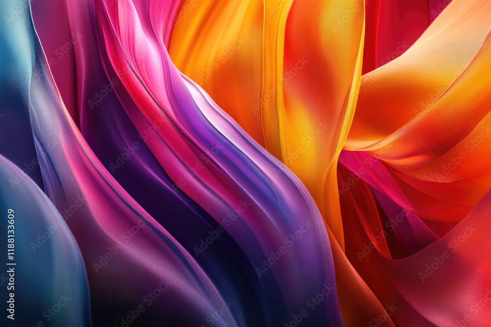 Poster an abstract background of different colors and lines