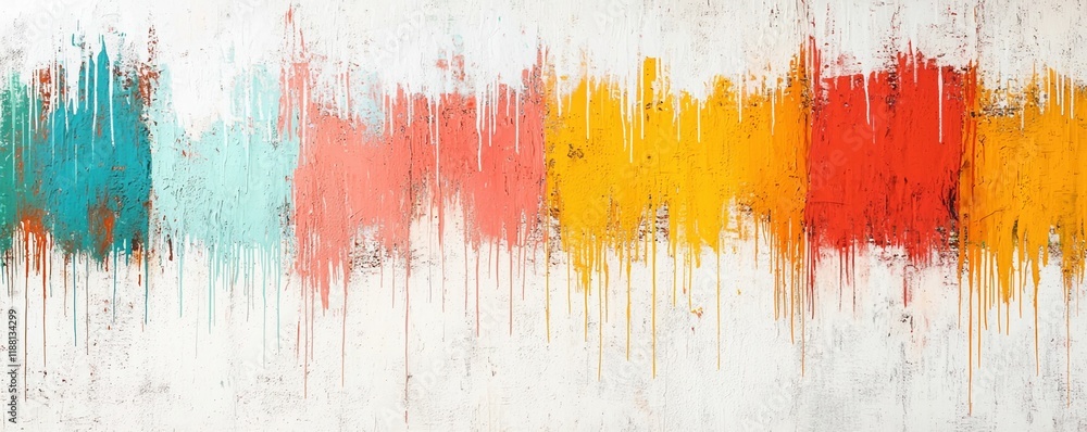 Poster grunge texture background concept. colorful abstract art with dripping paint on a textured backgroun