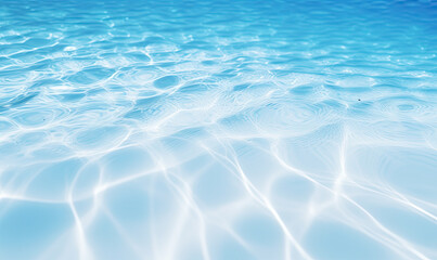 Submerged Sunlight Illuminating the Ocean Floor