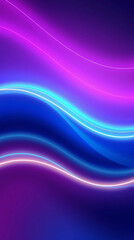 Obraz premium Abstract Colorful Neon Waves and Lines