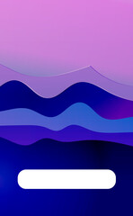 Colorful wallpaper. Gradient wavy background. Abstract fabric. Perfect for interior decor or elegant backdrop.