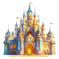 Fototapeta premium Enchanting Fairy Tale Castle