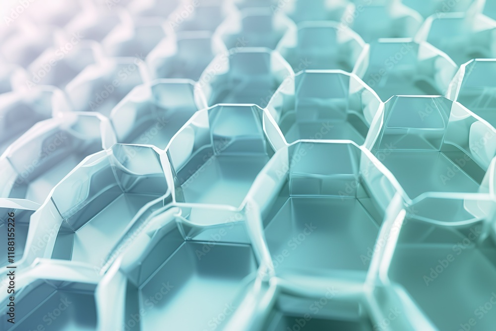 Aufkleber modern conceptual background with hexagonal structure. modern conceptual medical science geometry. l