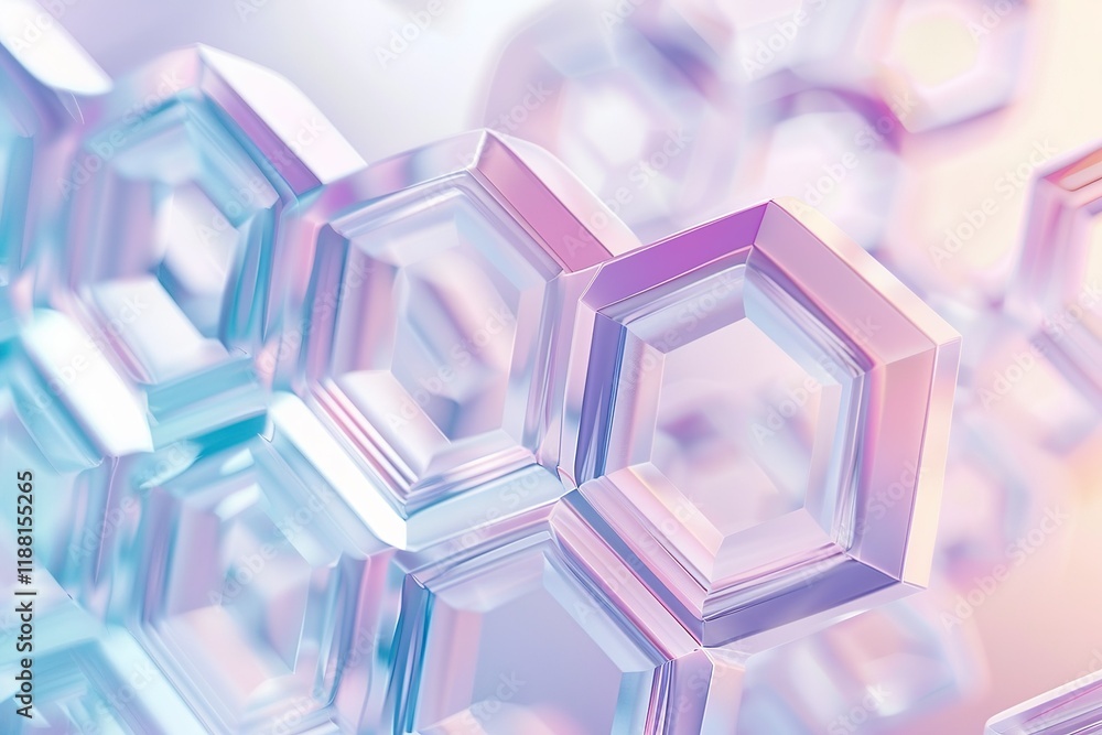 Poster modern conceptual background with hexagonal structure. modern conceptual medical science geometry. l
